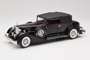 Packard Kabriolet Černý Anson 1:18 30397 Kov