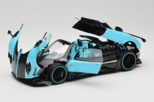 Pagani Zonda Uno Carbon Světle Modrý Almost Real 1:18 850630001 Kov – obrázek 2 z 8