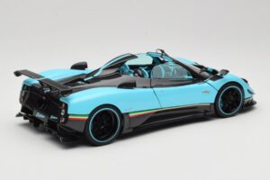 Pagani Zonda Uno Carbon Světle Modrý Almost Real 1:18 850630001 Kov – obrázek 3 z 8