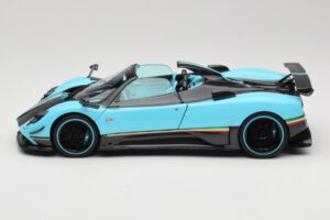 Pagani Zonda Uno Carbon Světle Modrý Almost Real 1:18 850630001 Kov – obrázek 4 z 8