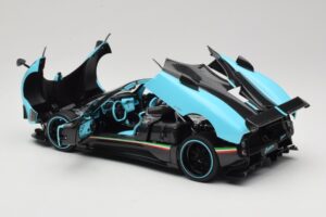 Pagani Zonda Uno Carbon Světle Modrý Almost Real 1:18 850630001 Kov – obrázek 5 z 8