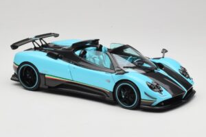 Pagani Zonda Uno Carbon Světle Modrý Almost Real 1:18 850630001 Kov – obrázek 6 z 8