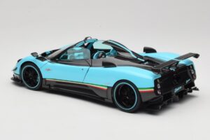 Pagani Zonda Uno Carbon Světle Modrý Almost Real 1:18 850630001 Kov – obrázek 7 z 8