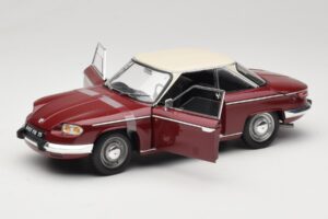 Panhard 24 CT Červený Solido 1:18 1832500 Kov – obrázek 2 z 8