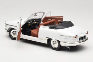 Panhard PL17 Kabriolet Bílý Solido 1:18 8174 Kov – obrázek 5 z 8