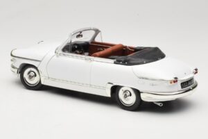 Panhard PL17 Kabriolet Bílý Solido 1:18 8174 Kov – obrázek 7 z 8