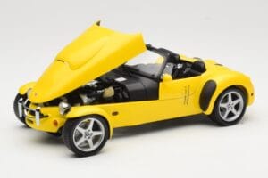 Panoz AIV Roadster Žlutý AUTOart 1:18 78213 Kov – obrázek 2 z 8