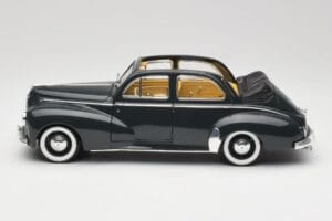 Peugeot 203 Kabriolet Černý Solido 1:18 8156 Kov – obrázek 4 z 8
