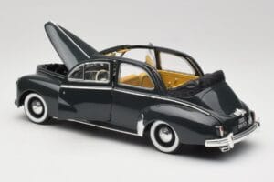Peugeot 203 Kabriolet Černý Solido 1:18 8156 Kov – obrázek 5 z 8