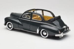 Peugeot 203 Kabriolet Černý Solido 1:18 8156 Kov – obrázek 7 z 8