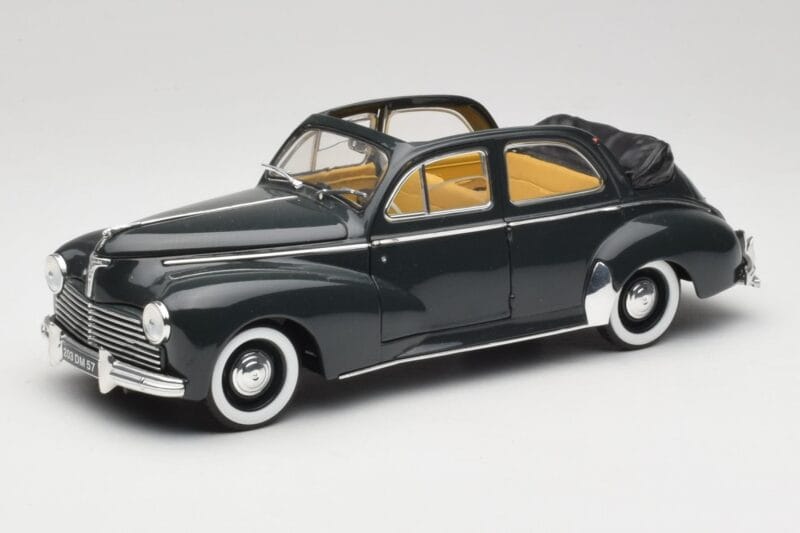Peugeot 203 Kabriolet Černý Solido 1:18 8156 Kov