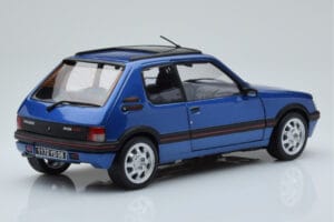 Peugeot 205 GTi 1.9 Se Střešním Oknem Miami Modrý Norev 1:18 184844 Kov – obrázek 3 z 8
