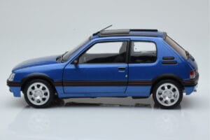 Peugeot 205 GTi 1.9 Se Střešním Oknem Miami Modrý Norev 1:18 184844 Kov – obrázek 4 z 8