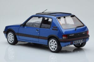 Peugeot 205 GTi 1.9 Se Střešním Oknem Miami Modrý Norev 1:18 184844 Kov – obrázek 7 z 8
