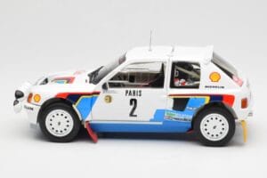 Peugeot 205 T16 #2 A. Vatanen / T. Harryman Rally Monte Carlo 1985 Norev 1:18 184864 Kov – obrázek 4 z 8