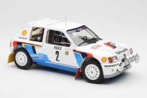 Peugeot 205 T16 #2 A. Vatanen / T. Harryman Rally Monte Carlo 1985 Norev 1:18 184864 Kov – obrázek 6 z 8