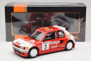 Peugeot 205 T16 #3 B. Darniche / A. Mahe Rally Ypres 1985 IXO 1:18 18RMC135 Kov – obrázek 6 z 6