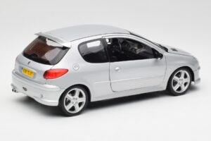 Peugeot 206 RC Aluminium Stříbrný Norev 1:18 184726 Kov – obrázek 3 z 8