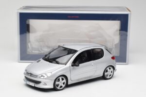 Peugeot 206 RC Aluminium Stříbrný Norev 1:18 184726 Kov – obrázek 8 z 8