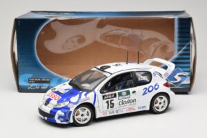 Peugeot 206 WRC #15 G. Panizzi / H. Panizzi WRC 1999 Solido 1:18 9016 Kov – obrázek 8 z 8