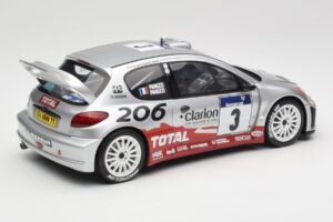 Peugeot 206 WRC #3 G. Panizzi / H. Panizzi Rally Tour de Corse 2002 Otto 1:18 OT1085 Pryskyřice – obrázek 2 z 6