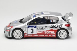 Peugeot 206 WRC #3 G. Panizzi / H. Panizzi Rally Tour de Corse 2002 Otto 1:18 OT1085 Pryskyřice – obrázek 3 z 6