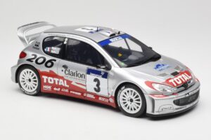 Peugeot 206 WRC #3 G. Panizzi / H. Panizzi Rally Tour de Corse 2002 Otto 1:18 OT1085 Pryskyřice – obrázek 4 z 6