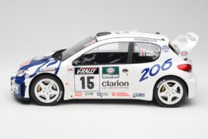Peugeot 206 WRC G. Panizzi / H. Panizzi Tour de Corse 1999 Otto 1:12 G081 Pryskyřice – obrázek 3 z 6