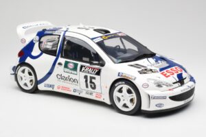 Peugeot 206 WRC G. Panizzi / H. Panizzi Tour de Corse 1999 Otto 1:12 G081 Pryskyřice – obrázek 4 z 6