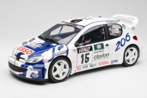 Peugeot 206 WRC G. Panizzi / H. Panizzi Tour de Corse 1999 Otto 1:12 G081 Pryskyřice