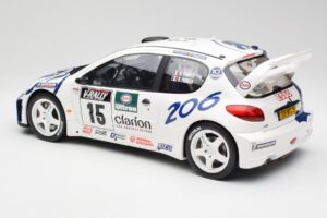 Peugeot 206 WRC G. Panizzi / H. Panizzi Tour de Corse 1999 Otto 1:12 G081 Pryskyřice – obrázek 5 z 6