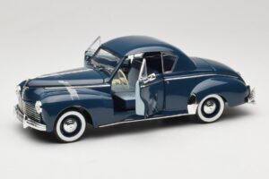 Peugeot 302 Coupe Modrý Solido 1:18 8168 Kov – obrázek 2 z 8