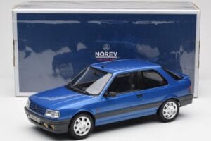 Peugeot 309 GTi16 Miami Modrý Norev 1:18 184881 Kov – obrázek 6 z 6