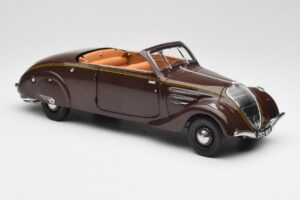 Peugeot 402 Eclipse Čokoládová Norev 1:18 184873 Kov – obrázek 11 z 12