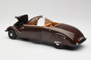 Peugeot 402 Eclipse Čokoládová Norev 1:18 184873 Kov – obrázek 8 z 12