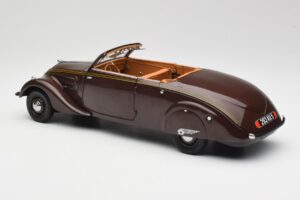 Peugeot 402 Eclipse Čokoládová Norev 1:18 184873 Kov – obrázek 9 z 12