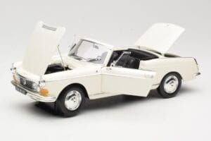 Peugeot 404 Kabriolet Bílý Norev 1:18 184746 Kov – obrázek 2 z 8