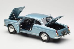 Peugeot 404 Coupe Modrý Norev 1:18 184745 Kov – obrázek 5 z 8