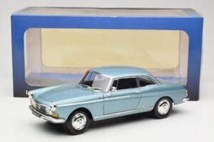 Peugeot 404 Coupe Modrý Norev 1:18 184745 Kov – obrázek 8 z 8