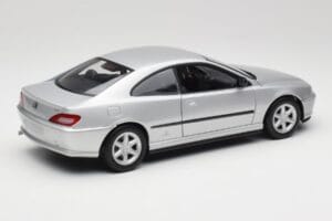 Peugeot 406 Coupe Stříbrný Gate 1:18 01024 Kov – obrázek 3 z 8