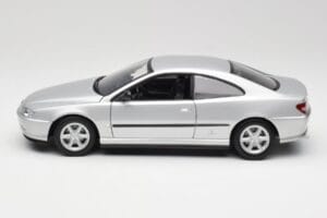 Peugeot 406 Coupe Stříbrný Gate 1:18 01024 Kov – obrázek 4 z 8