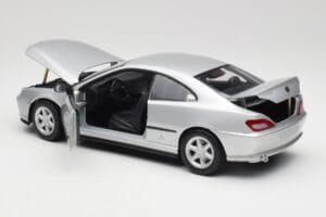 Peugeot 406 Coupe Stříbrný Gate 1:18 01024 Kov – obrázek 5 z 8