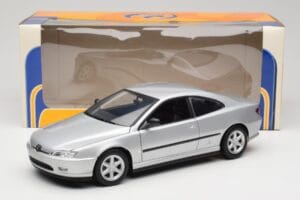 Peugeot 406 Coupe Stříbrný Gate 1:18 01024 Kov – obrázek 8 z 8