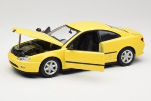 Peugeot 406 Coupe Žlutý Gate 1:18 01022 Kov – obrázek 2 z 8