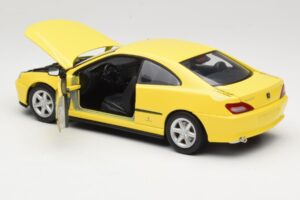 Peugeot 406 Coupe Žlutý Gate 1:18 01022 Kov – obrázek 5 z 8
