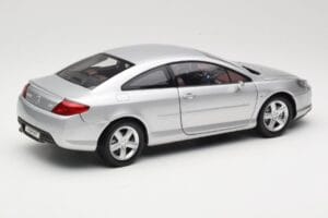 Peugeot 407 Coupe Stříbrný Norev 1:18 184747 Kov – obrázek 3 z 8