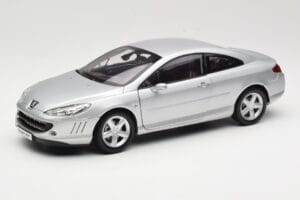 Peugeot 407 Coupe Stříbrný Norev 1:18 184747 Kov