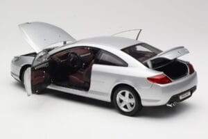 Peugeot 407 Coupe Stříbrný Norev 1:18 184747 Kov – obrázek 5 z 8