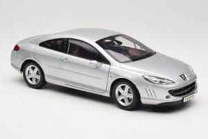 Peugeot 407 Coupe Stříbrný Norev 1:18 184747 Kov – obrázek 6 z 8
