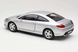 Peugeot 407 Coupe Stříbrný Norev 1:18 184747 Kov – obrázek 7 z 8